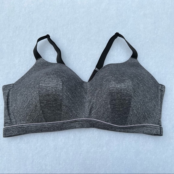 Cacique Lightly Lined Lounge Bra in Grey, 46DD - Picture 6 of 11